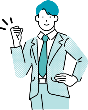 転職先を探す男性のイラスト