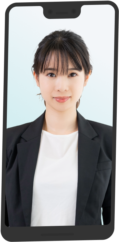 横顔の男性