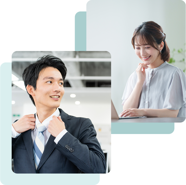 スーツ姿の男性